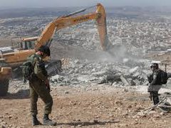 الاحتلال يهدم منشأة تجارية قيد الإنشاء في جناتا شرق بيت لحم