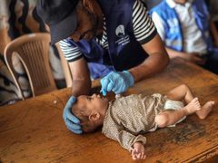 إطلاق الحملة الاستدراكية الثانية لتطعيم الأطفال دون سن الثالثة في قطاع غزة