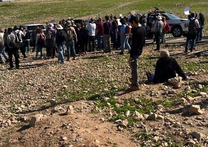 عضو كنيست متطرف يقتحم شلال العوجا شمال أريحا