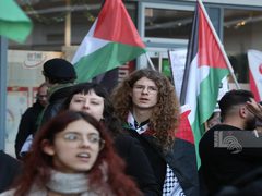 مظاهرة حاشدة في مدينة بيليفلد الألمانية للمطالبة بوقف العدوان على غزة وانتهاكات المستوطنين بالضفة.