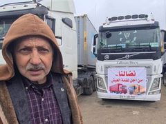 إضراب قطاع النقل التجاري يشل الحركة على معبر ترقوميا غرب الخليل