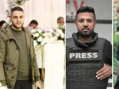 استشهاد 3 صحفيين جراء غارة للاحتلال على وسط غزة
