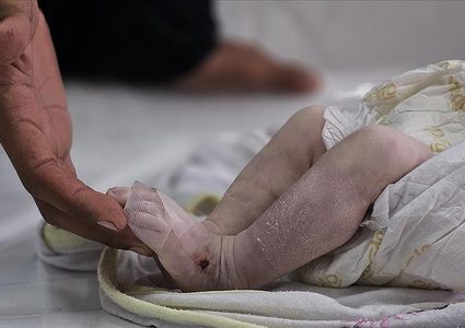 وفاة رضيع نتيجة البرد القارس في مدينة غزة