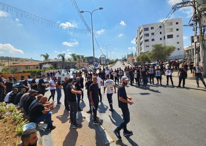 تواصل التظاهرات في سخنين ضد الجريمة وتواطؤ الشرطة الإسرائيلية