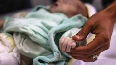 وفاة رضيع نتيجة البرد القارس في مواصي خان يونس