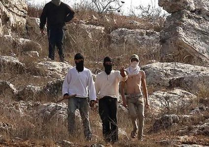 مستوطنون يهاجمون المزارعين في قرية مخماس شمال شرق القدس المحتلة