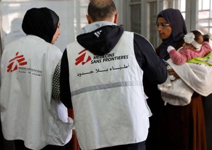 "أطباء بلا حدود" تستجيب للشروط الاسرائيلية لاستمرار عملها بغزة