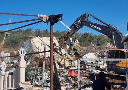 الاحتلال يهدم أربعة منازل في برطعة شمال غرب جنين