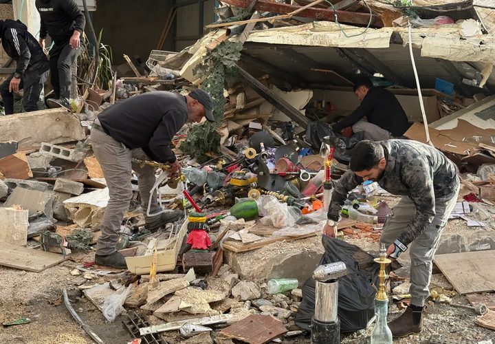 الآثار التي خلفها اقتحام قوات الاحتلال في شمال القدس