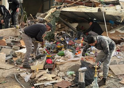 الآثار التي خلفها اقتحام قوات الاحتلال في شمال القدس