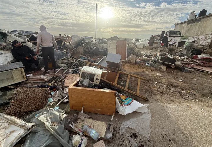 الآثار التي خلفها اقتحام قوات الاحتلال في شمال القدس