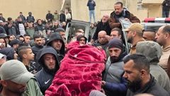 تشييع جثمان الشهيد محمد نصر الله في الظاهرية جنوب الخليل