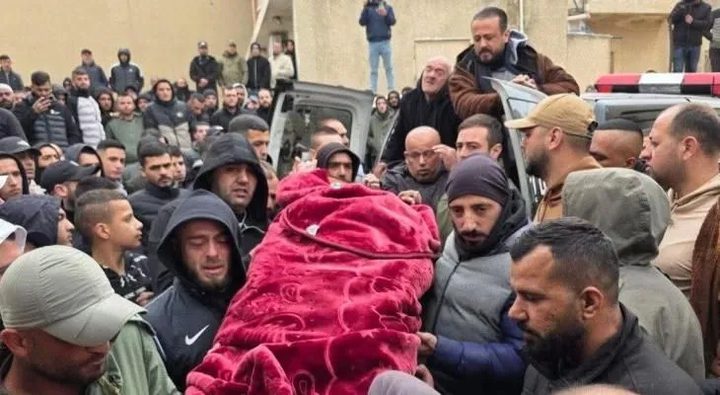 تشييع جثمان الشهيد محمد نصر الله في الظاهرية جنوب الخليل