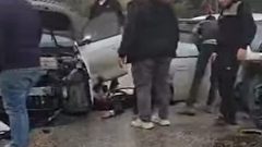 إصابات جراء حادث سير مروع بين 3 مركبات فلسطينية بالقرب من مدخل سبسطية شمال غرب نابلس.