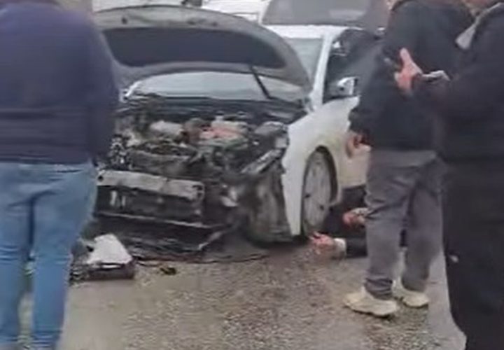 إصابات جراء حادث سير مروع بين 3 مركبات فلسطينية بالقرب من مدخل سبسطية شمال غرب نابلس.