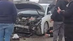 إصابات جراء حادث سير مروع بين 3 مركبات فلسطينية بالقرب من مدخل سبسطية شمال غرب نابلس.