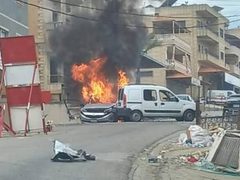 شهيد إثر قصف الاحتلال مركبة جنوب لبنان