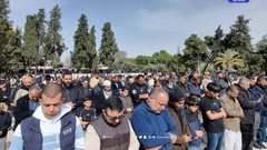 70 ألفا يؤدون صلاة الجمعة في المسجد الأقصى