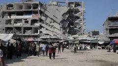 ثلاثة شهداء بقصف الاحتلال مخيم النصيرات وجباليا