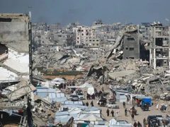 استشهاد مواطنة وطفل برصاص الاحتلال الإسرائيلي في قطاع غزة