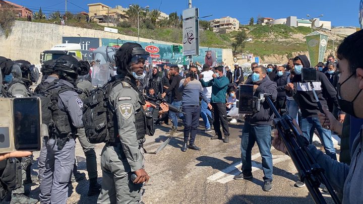 تظاهرات في الداخل المحتل احتجاجا على استفحال الجريمة وتواطؤ شرطة الاحتلال