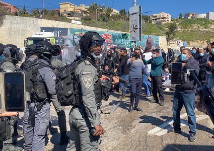 تظاهرات في الداخل المحتل احتجاجا على استفحال الجريمة وتواطؤ شرطة الاحتلال