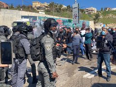 تظاهرات في الداخل المحتل احتجاجا على استفحال الجريمة وتواطؤ شرطة الاحتلال