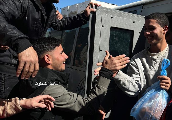 الاحتلال يفرج عن 9 أسرى من ابناء قطاع غزة اعتقلهم خلال الحرب على القطاع.