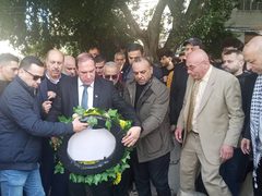 طولكرم: تشييع جثمان المناضل عبد الناصر تايه بحضور رسمي وشعبي