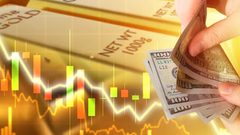 تراجع أسعار الذهب وارتفاع النفط عالميا