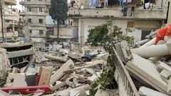 6 ضحايا جراء انهيار مبنى سكني في طرابلس شمال لبنان