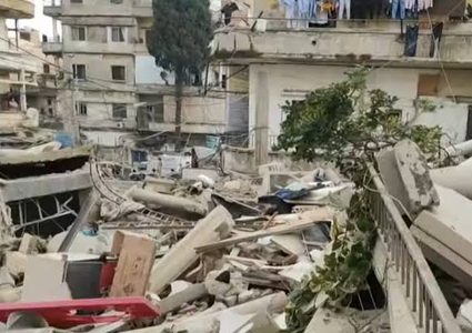 6 ضحايا جراء انهيار مبنى سكني في طرابلس شمال لبنان