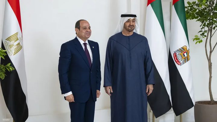 محمد بن زايد يستقبل الرئيس المصري عبد الفتاح السيسي في أبوظبي