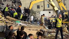 تسعة قتلى بانهيار مبنى سكني في طرابلس شمال لبنان