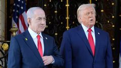 ترمب ونتنياهو يبحثان الملف الإيراني وسط تحركات عسكرية أميركية بالشرق الأوسط