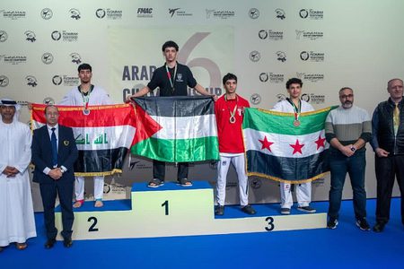 منتخبنا الوطني للتايكواندو يحقق 4 ميداليات في بطولة كأس العرب بالإمارات