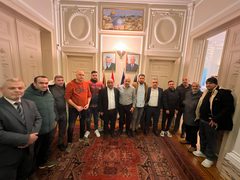 سفيرة دولة فلسطين تستقبل وفداً من أبناء الجالية الفلسطينية في بلجيكا