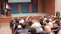 تحت رعاية دولة الأستاذ الدكتور رامي الحمد الله نائب رئيس مجلس أمناء جامعة النجاح الوطنية ورئيس مجلس أمناء مستشفى النجاح الوطني الجامعي كلية القانون والعلوم السياسية في جامعة النجاح الوطنية تطلق المعهد الفلسطيني للقانون الدولي الإنساني وحقوق الإنسان والممول من الاتحاد الأوروبي.