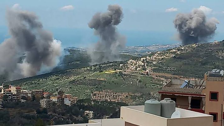 قصف مدفعي اسرائيلي يستهدف عدة بلدات في لبنان