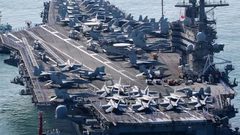 أكبر حاملة طائرات في العالم في طريقها إلى الشرق الأوسط