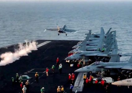 تحركات غير مسبوقة لمقاتلات أمريكية قبيل استئناف المحادثات مع إيران