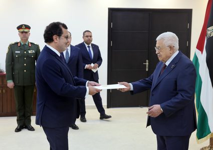 الرئيس يتقبل أوراق اعتماد رئيس مكتب تمثيل البرتغال لدى دولة فلسطين