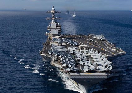 واشنطن تدفع بـ"جيرالد فورد" قبالة إسرائيل لحماية تل أبيب