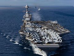 واشنطن تدفع بـ"جيرالد فورد" قبالة إسرائيل لحماية تل أبيب