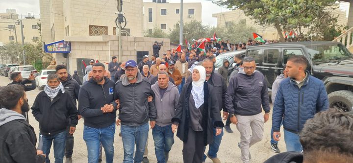 تشييع جثمان الشهيد المقدسي نصر الله صيام إلى مثواه الأخير