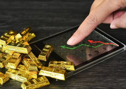 انخفاض اسعار الذهب وارتفاع النفط عالميا