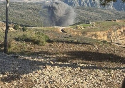 شهيد في قصف الاحتلال مخيم عين الحلوة في لبنان