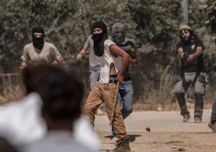 إصابتان برصاص مستوطنين في المغير وإحراق غرفة زراعية في أبو فلاح شمال رام الله