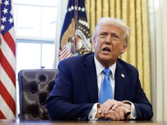 ترامب يلوّح بالخيار العسكري: لن نسمح لإيران بامتلاك سلاح نووي