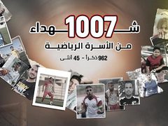 1007 شهداء من الأسرة الرياضية في غزة منذ 7 تشرين الأول 2023 وحتى 12 شباط 2026